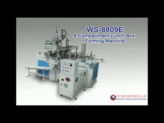 WS 8809E CAJA DE ALMUERZO DE CUATRO COMPARTIMENTOS