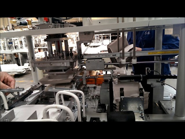 WS 8804, máquina formadora de cajas de hamburguesas de cartón más grueso