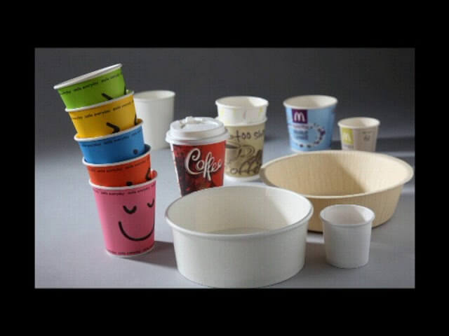 Máquina formadora de vasos de papel hecha en Taiwán