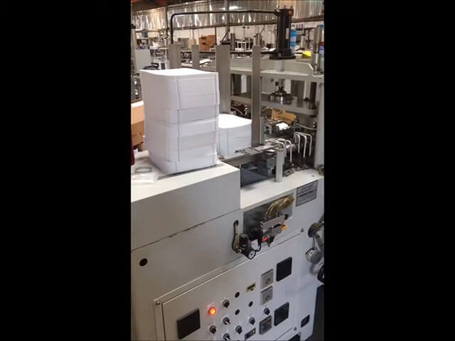 201903#1148 WS 3301S Máquina de platos de papel después del mantenimiento Edad de la máquina 4 años