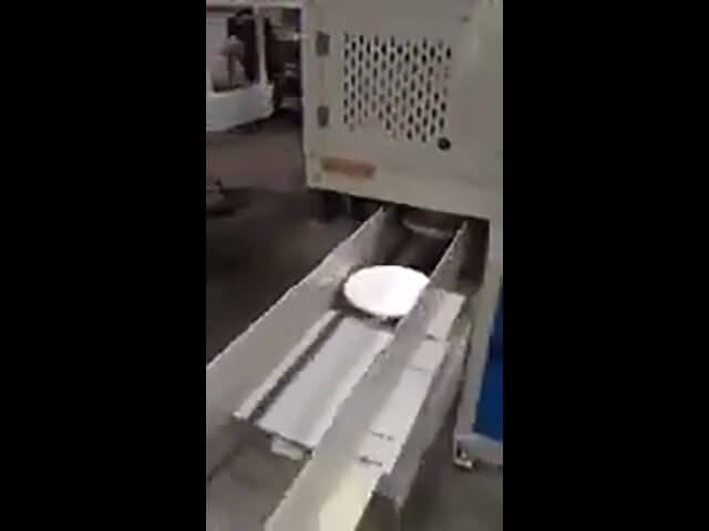 WS-6602, máquina formadora de platos redondos de papel