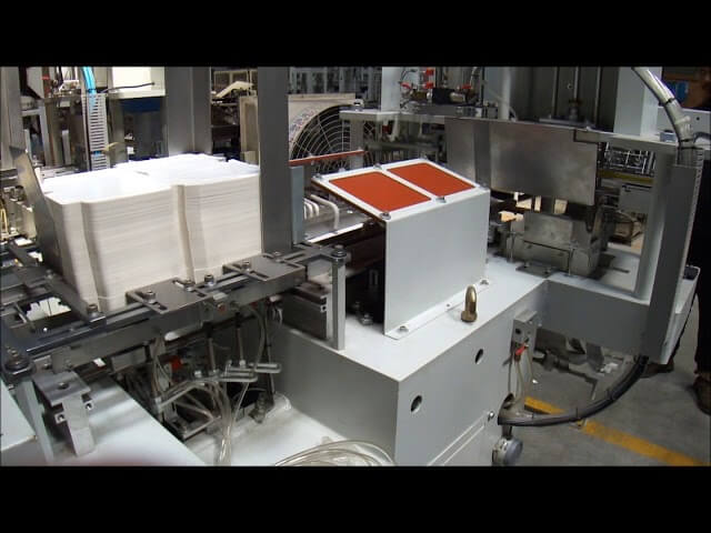 WS 8801 máquina formadora de cajas de almuerzo de dos compartimentos 2018