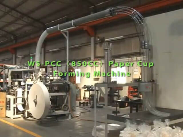 WS PCC equipo para la producción de vasos de papel